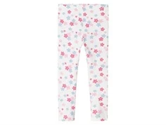 Blomstret hvid leggings fra Name it 13225099 bright white flowers